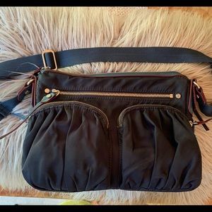 MZ Wallace Mini Paige Navy Blue Crossbody